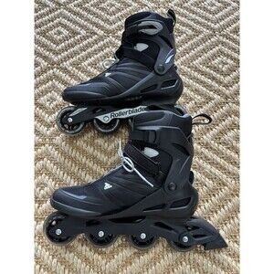Rollerblade Zetrablade Fitness Inline Skate Black/Silver Men's Size 12